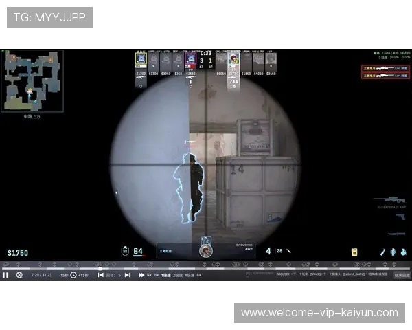 CS2 狙击手打出穿墙三连杀